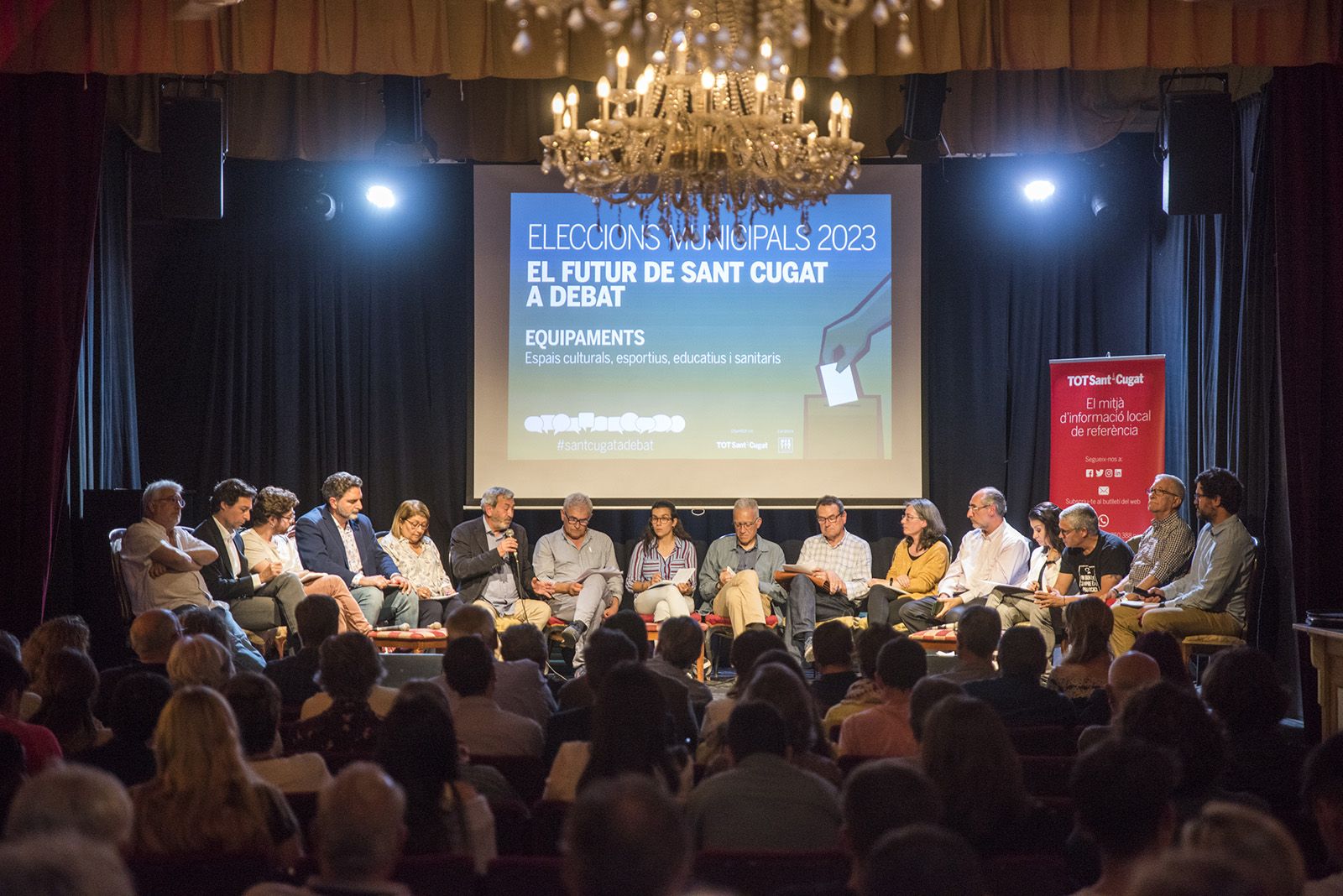 Eleccions municipals 2023 el futur de Sant Cugat a debat. Equipaments. FOTO: Bernat Millet.