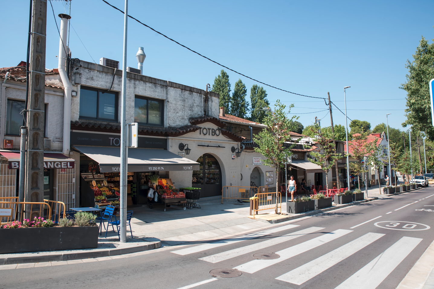Seu 'Som Valldoreix' a la rambla Mossen Jacint Verdaguer de Valldoreix. FOTO: Cedida