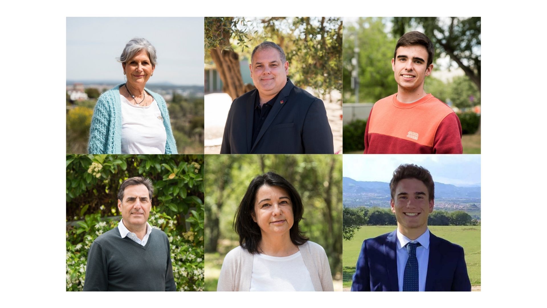 Els candidats a la presidència de l'EMD de Valldoreix.