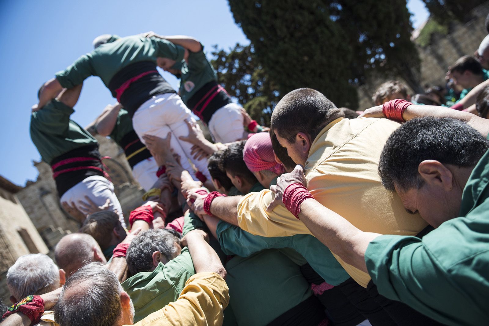 Diada de Sant Ponç dels Castellers de Sant Cugat. FOTO: Bernat Millet.