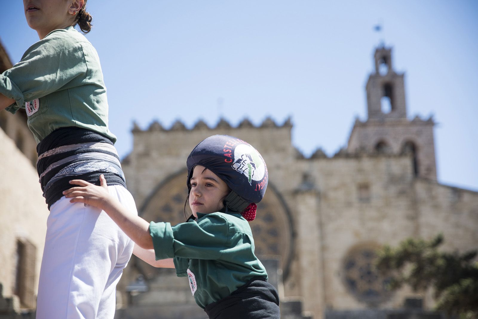 Diada de Sant Ponç dels Castellers de Sant Cugat. FOTO: Bernat Millet.