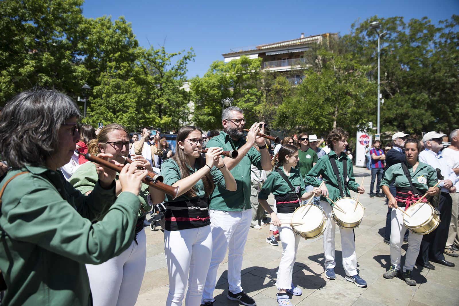 Diada de Sant Ponç dels Castellers de Sant Cugat. FOTO: Bernat Millet.