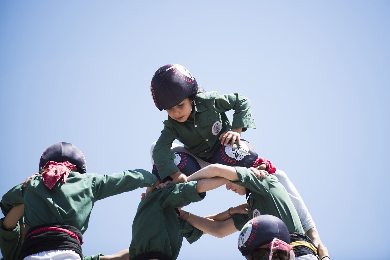Diada de Sant Ponç dels Castellers de Sant Cugat. FOTO: Bernat Millet.