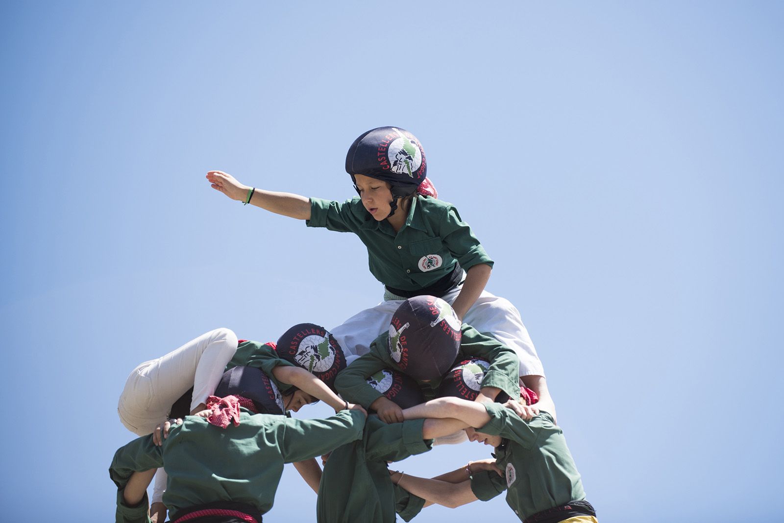 Diada de Sant Ponç dels Castellers de Sant Cugat. FOTO: Bernat Millet.