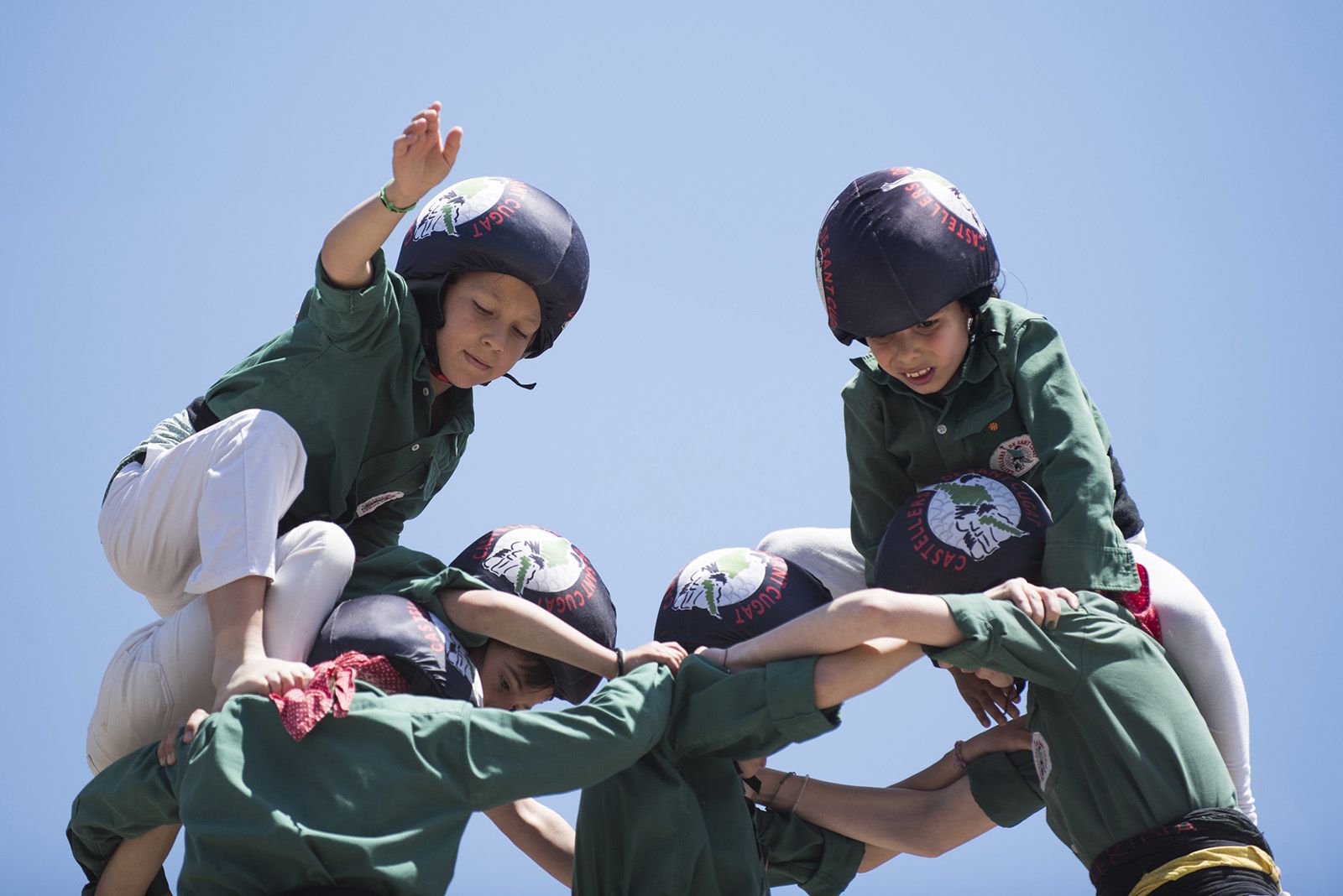Diada de Sant Ponç dels Castellers de Sant Cugat. FOTO: Bernat Millet.