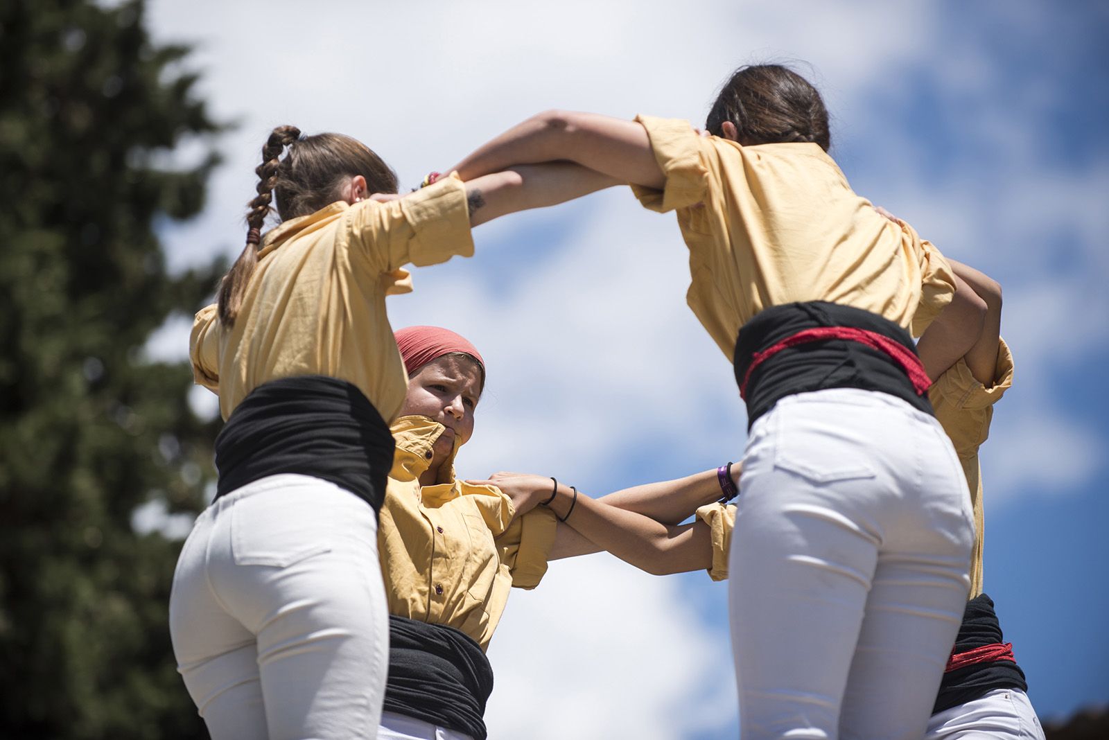 Diada de Sant Ponç dels Castellers de Sant Cugat. FOTO: Bernat Millet.