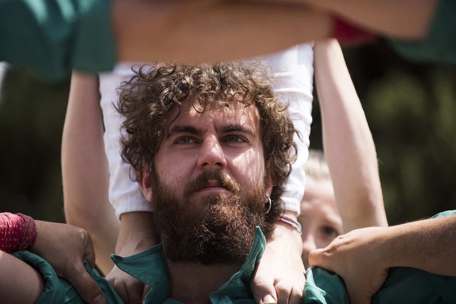 Diada de Sant Ponç dels Castellers de Sant Cugat. FOTO: Bernat Millet.