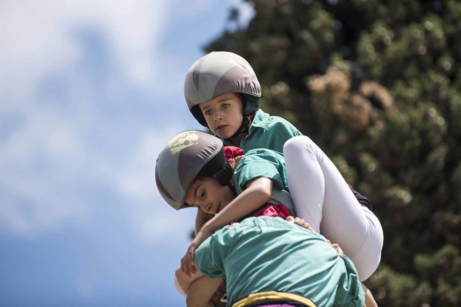 Diada de Sant Ponç dels Castellers de Sant Cugat. FOTO: Bernat Millet.