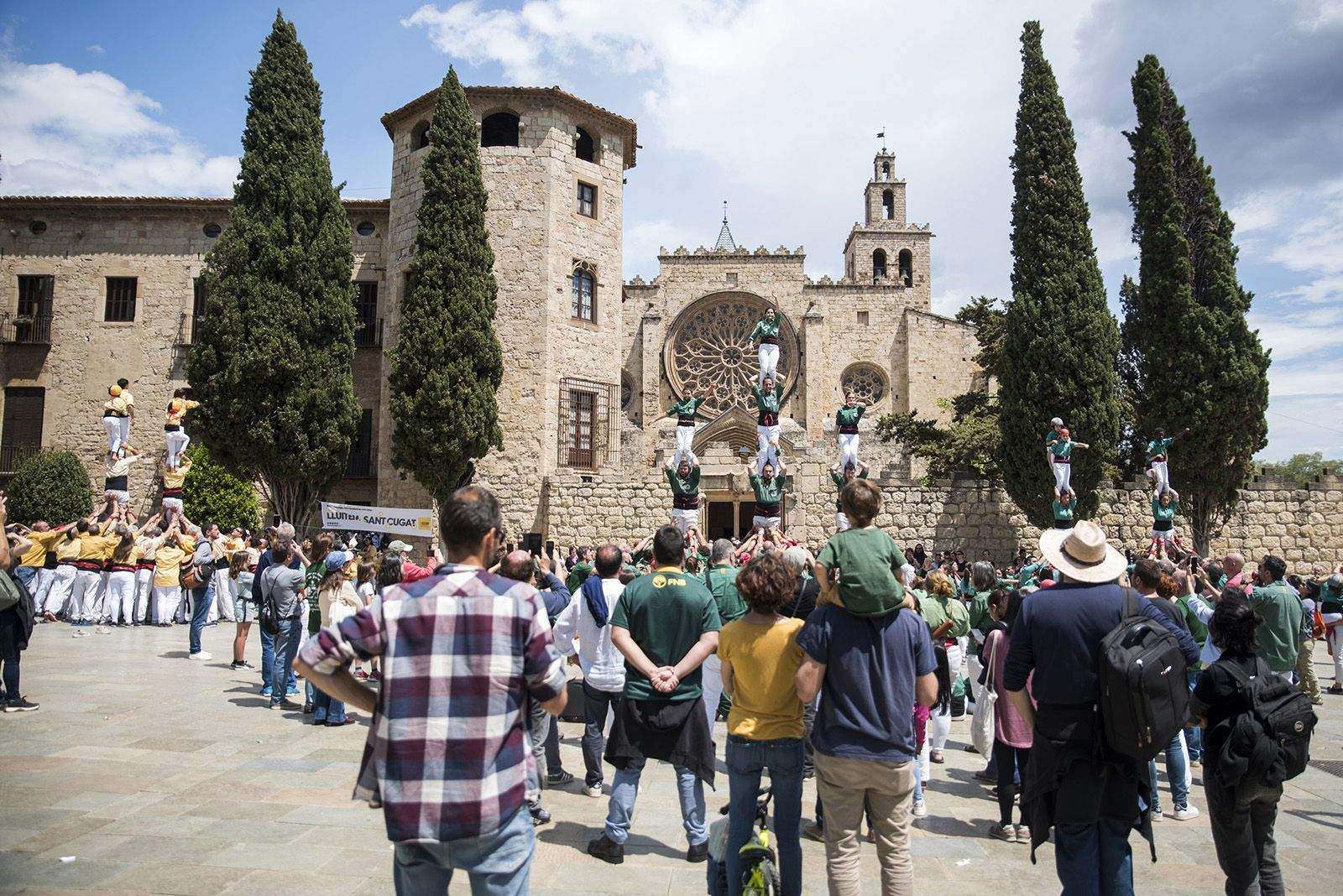 Diada de Sant Ponç dels Castellers de Sant Cugat. FOTO: Bernat Millet.