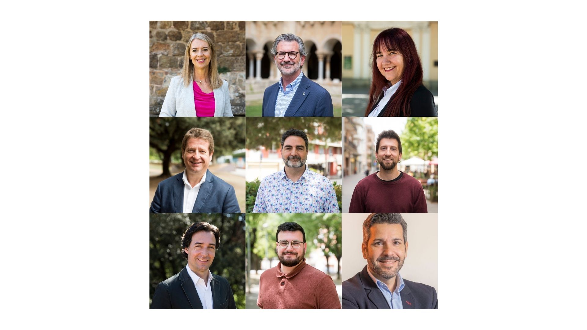 Els candidats a l'alcaldia de Sant Cugat que formaran part del debat