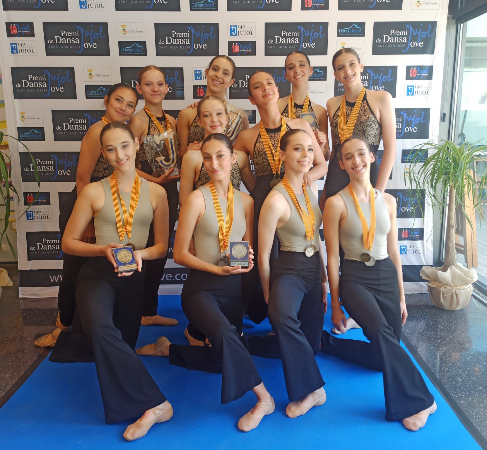 Ballarines del grup sènior de l'Escola Fusió FOTO: Cedida 