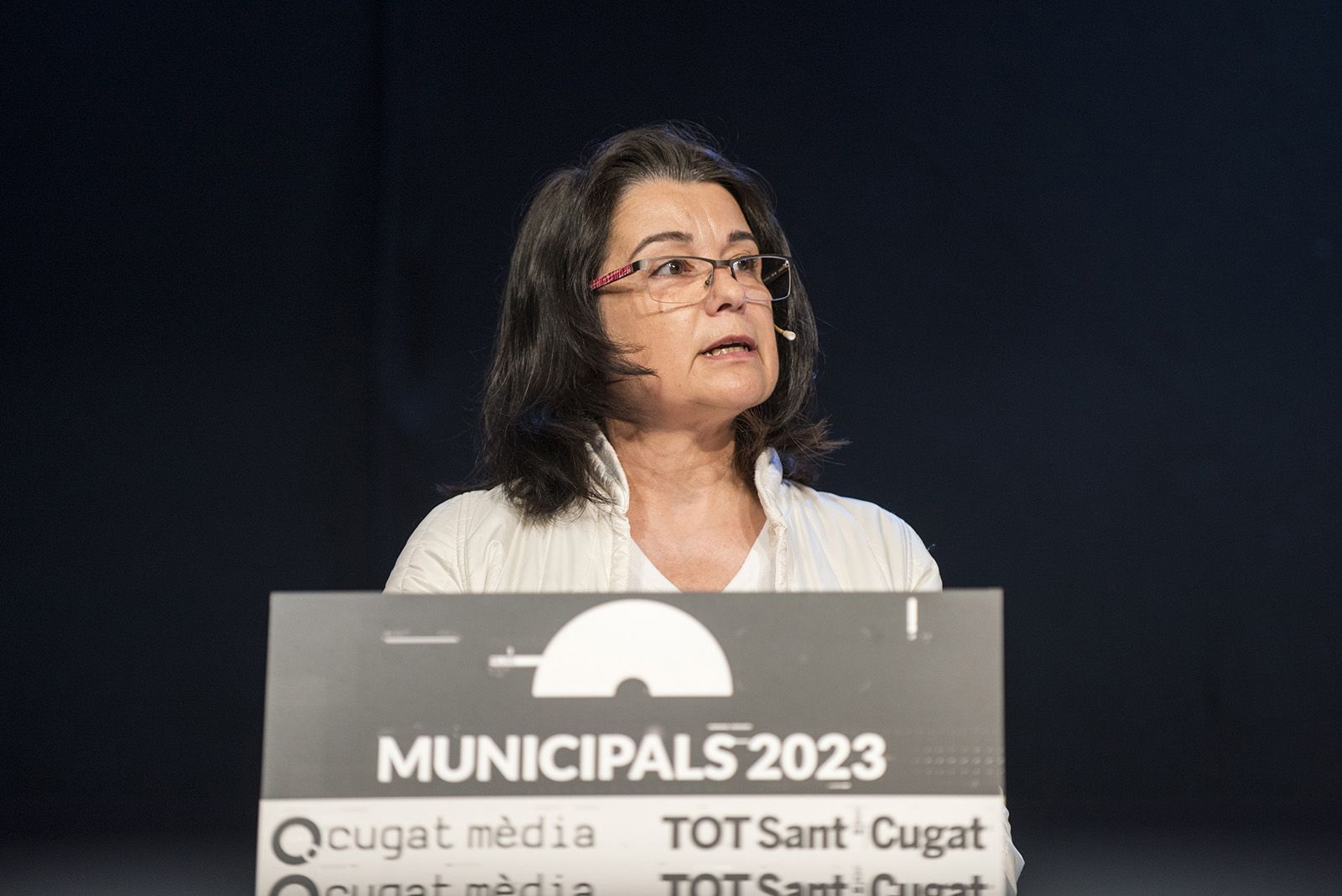 Debat de candidats de Valldoreix. FOTO: Bernat Millet.