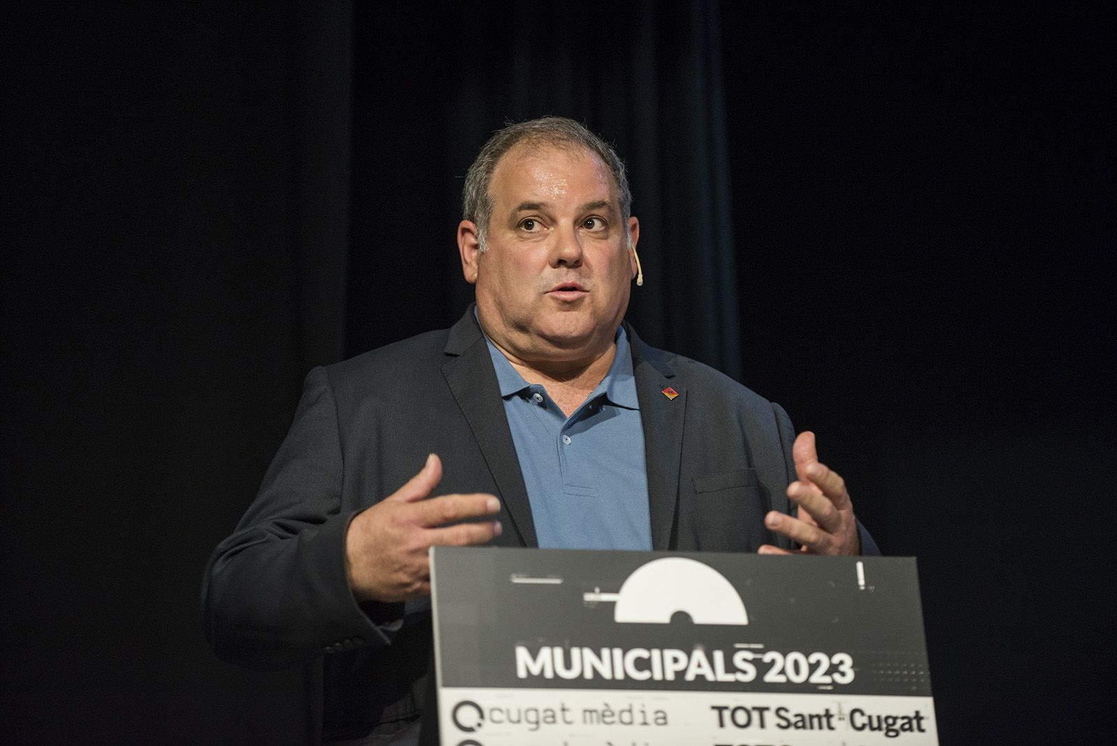 Debat de candidats de Valldoreix. FOTO: Bernat Millet.