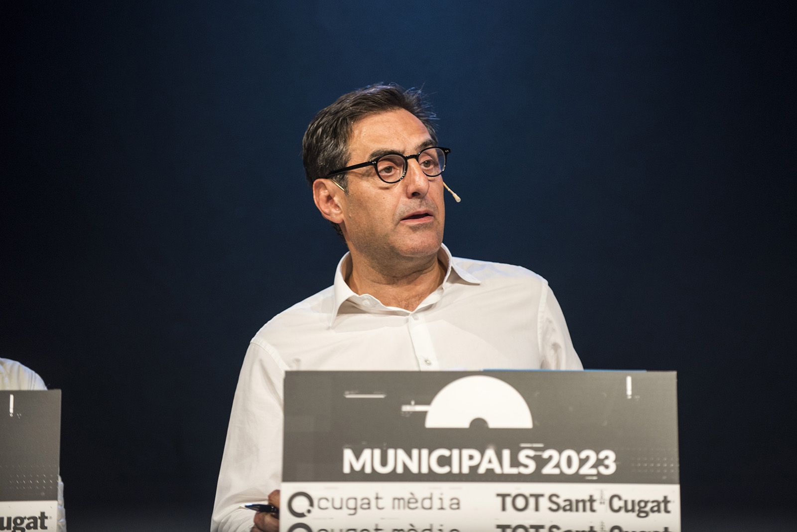 Debat de candidats de Valldoreix. FOTO: Bernat Millet.