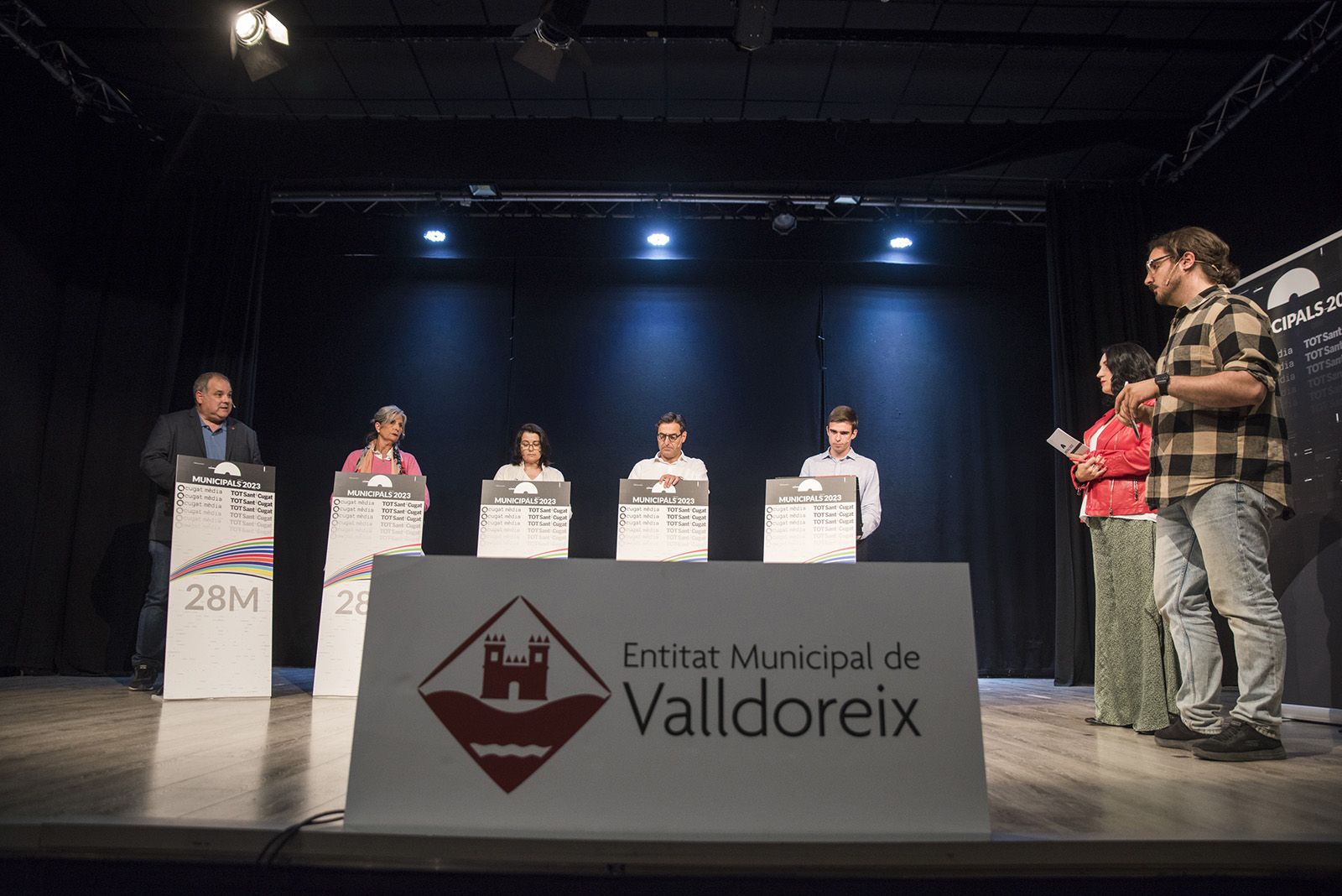 Debat de candidats de Valldoreix. FOTO: Bernat Millet.
