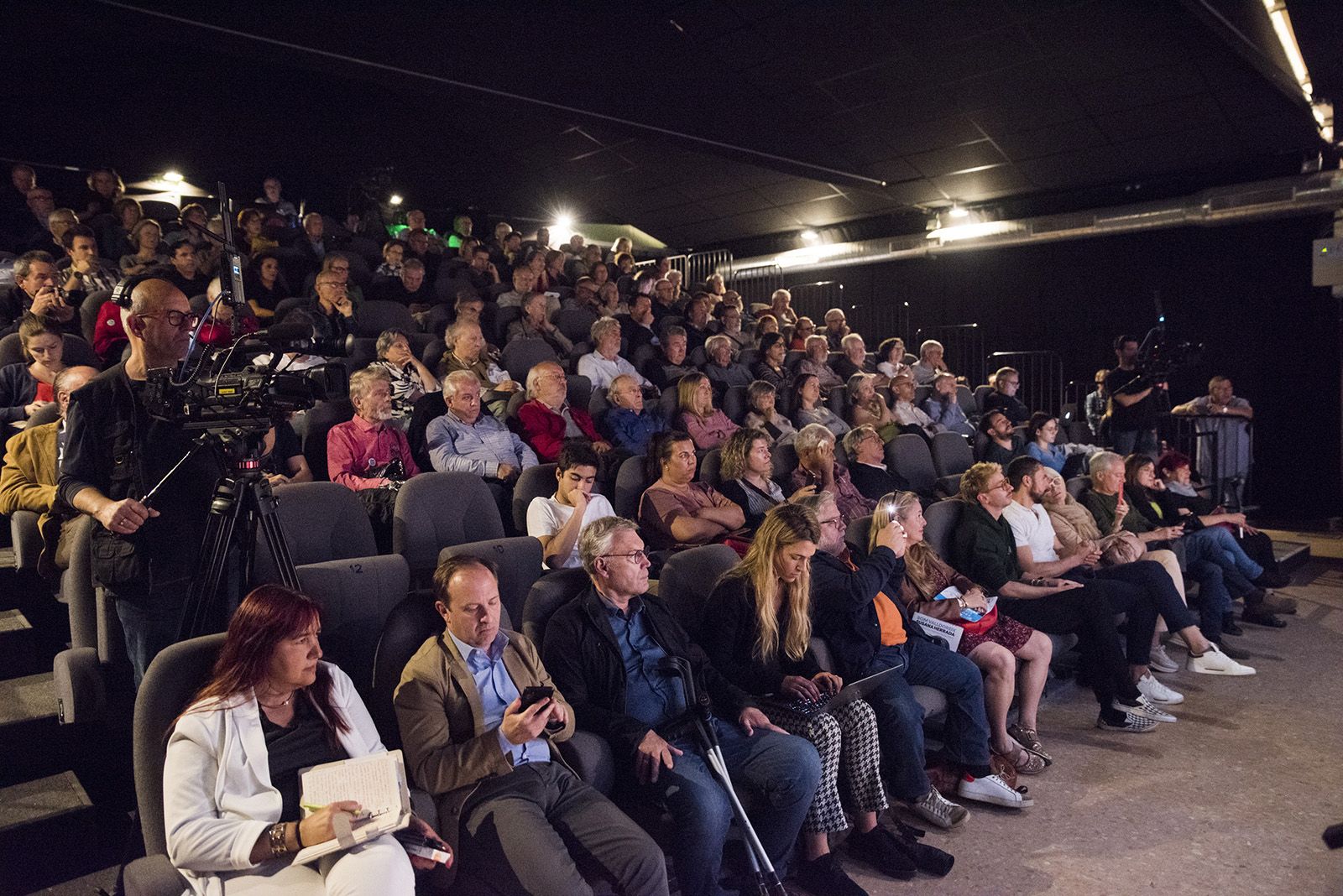 Debat de candidats de Valldoreix. FOTO: Bernat Millet.