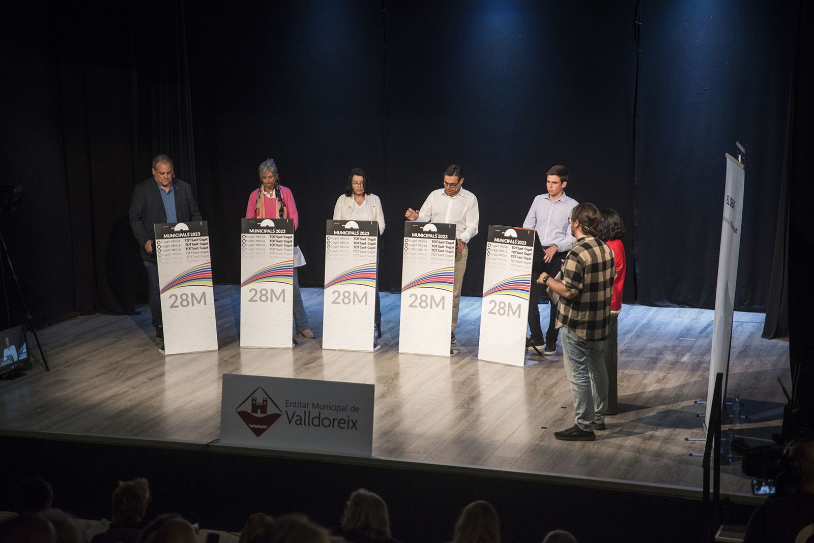 Debat de candidats de Valldoreix. FOTO: Bernat Millet.