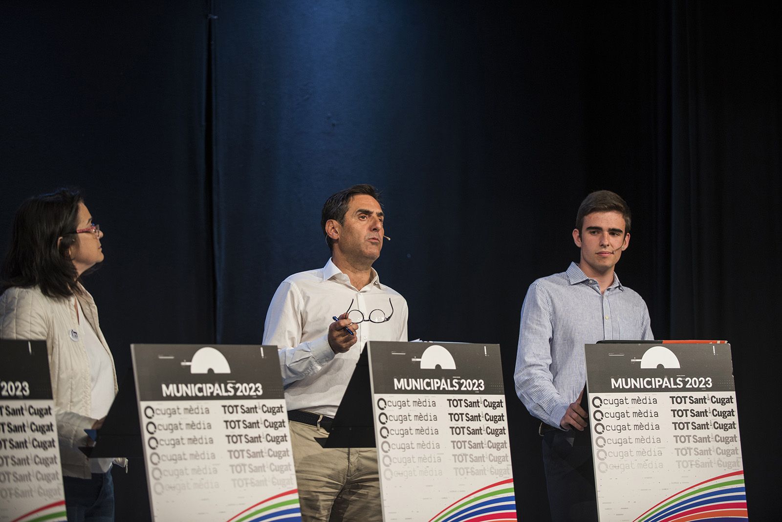 Debat de candidats de Valldoreix. FOTO: Bernat Millet.