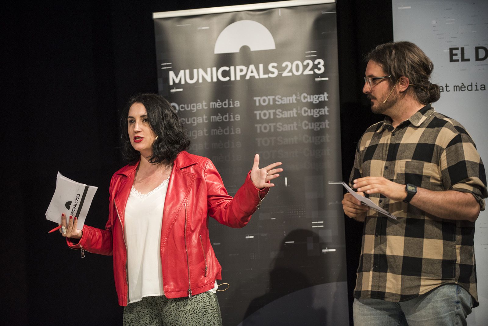 Debat de candidats de Valldoreix. FOTO: Bernat Millet.