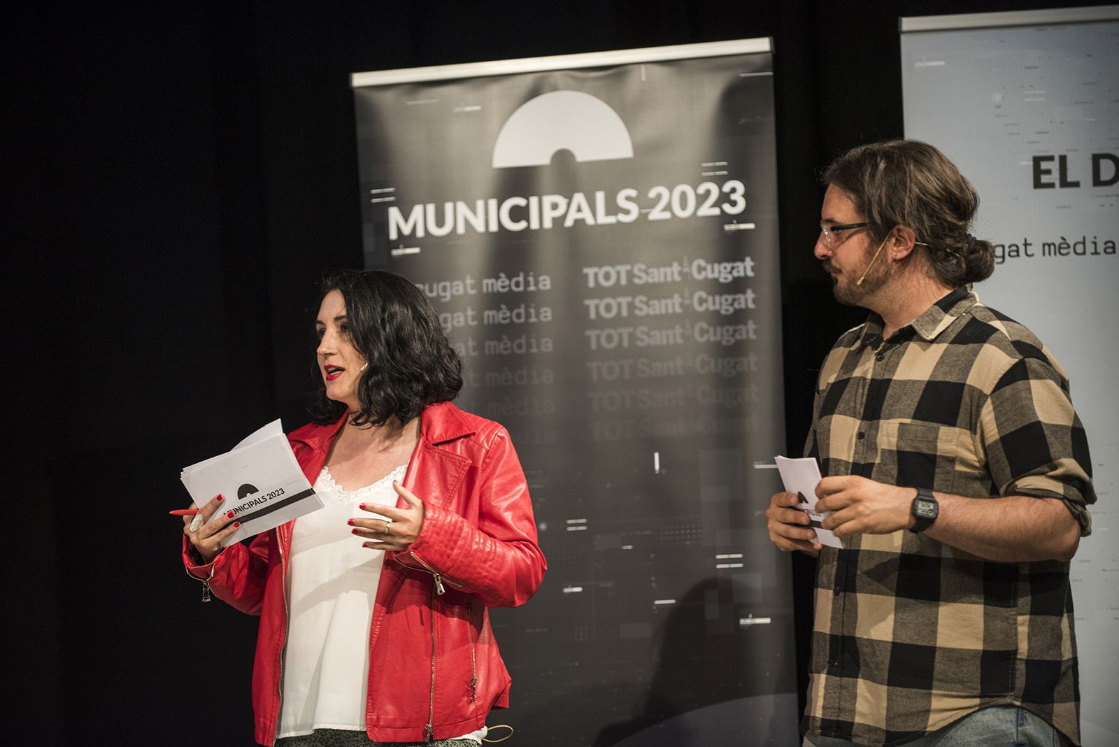 Debat de candidats de Valldoreix. FOTO: Bernat Millet.