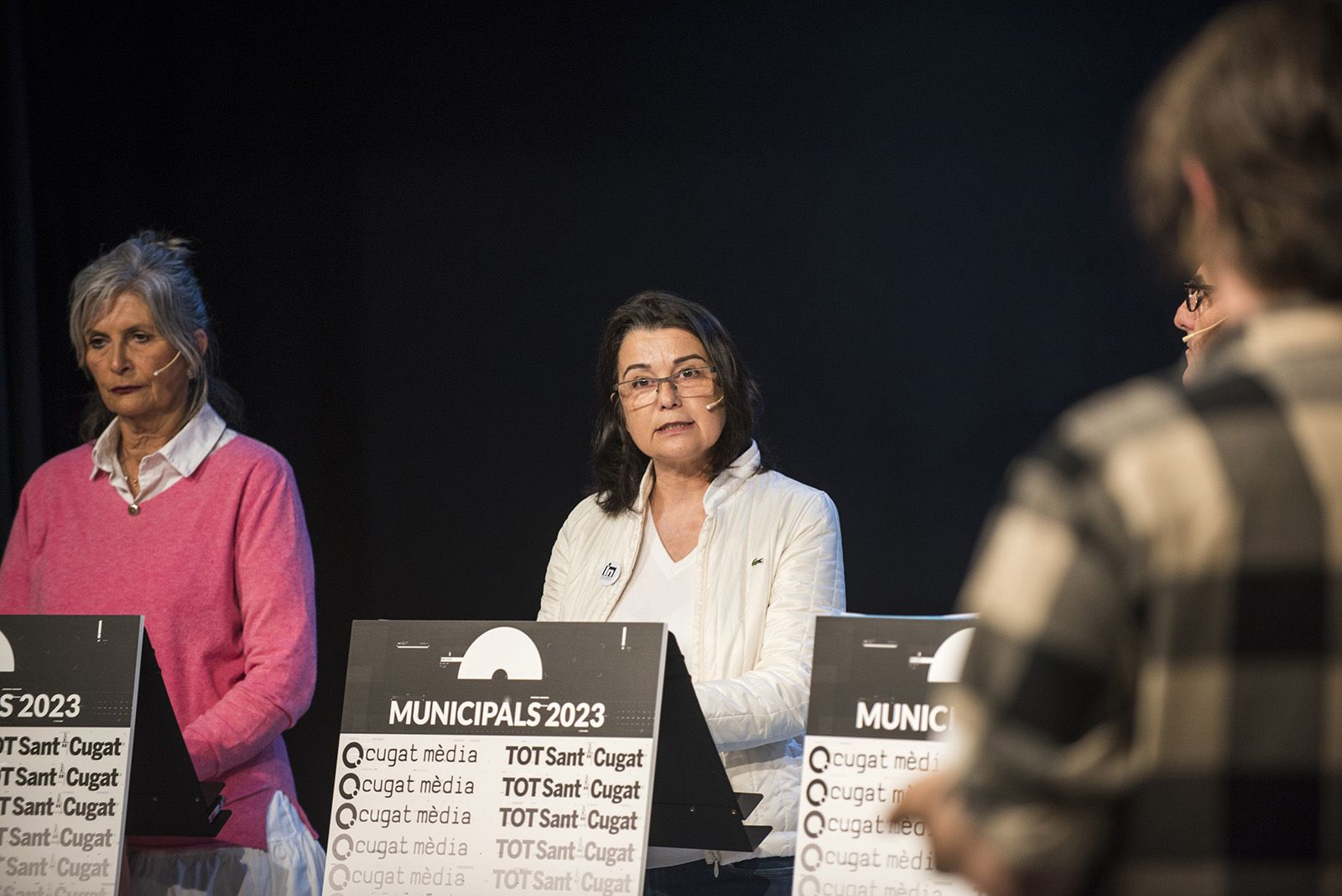 Debat de candidats de Valldoreix. FOTO: Bernat Millet.