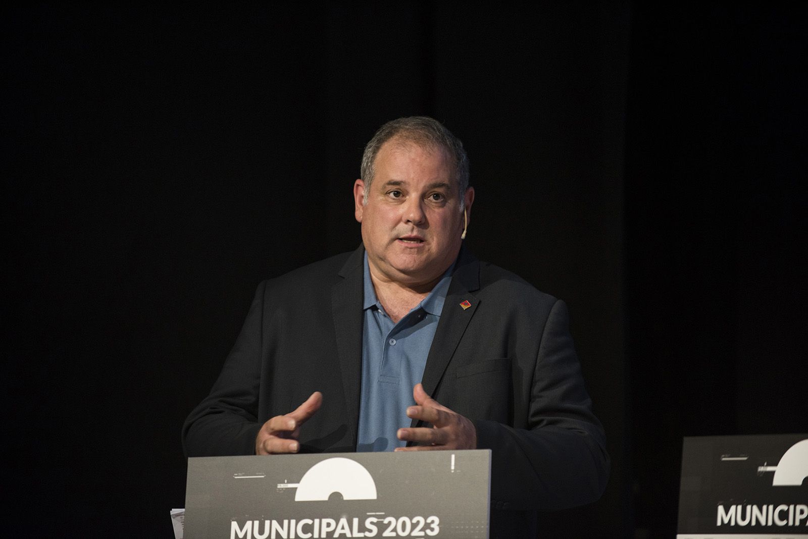 Debat de candidats de Valldoreix. FOTO: Bernat Millet.