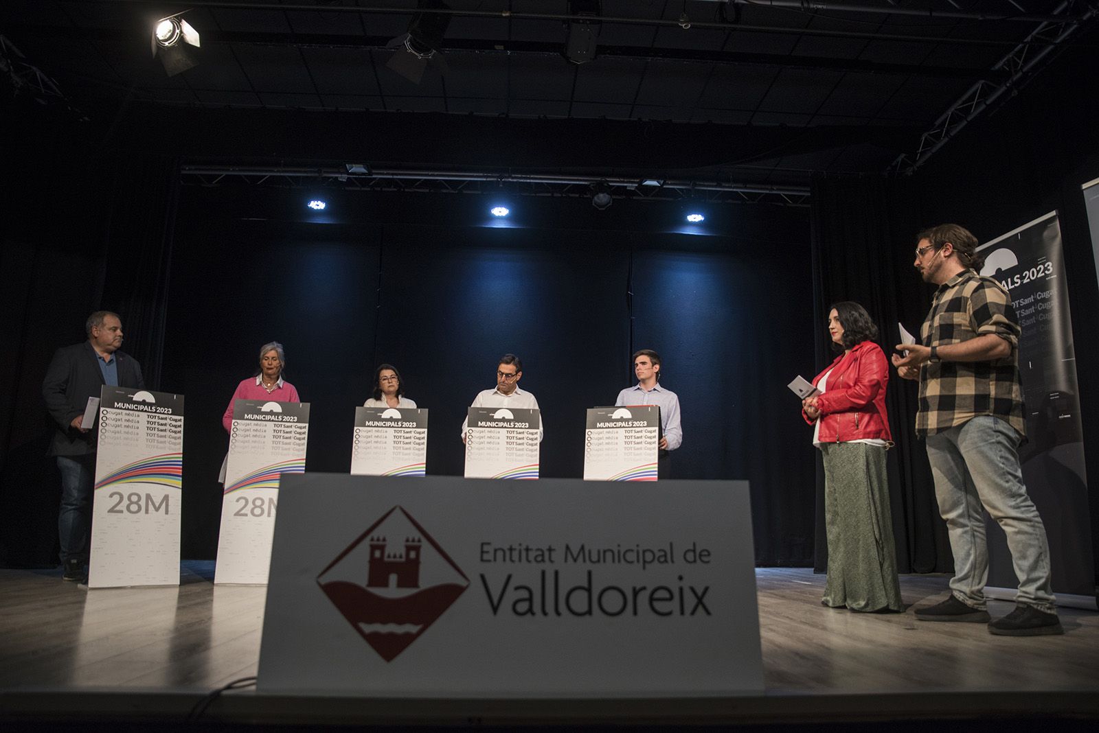 Debat de candidats de Valldoreix. FOTO: Bernat Millet.