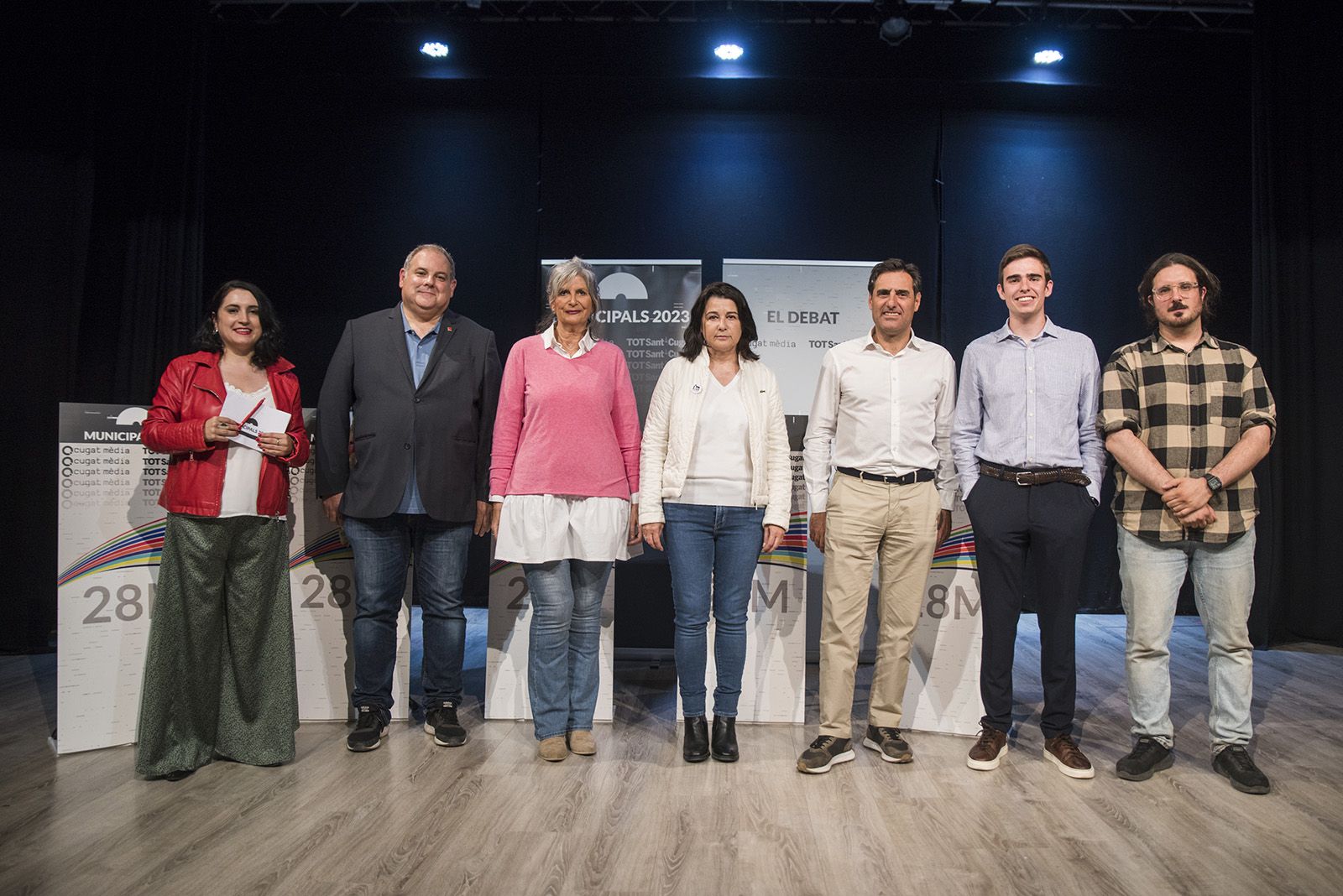 Debat de candidats de Valldoreix. FOTO: Bernat Millet.