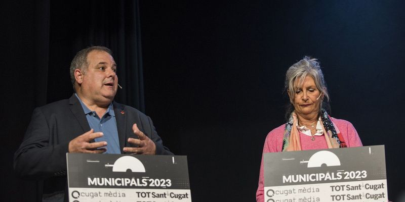 Debat de candidats de Valldoreix. Foto: Bernat Millet
