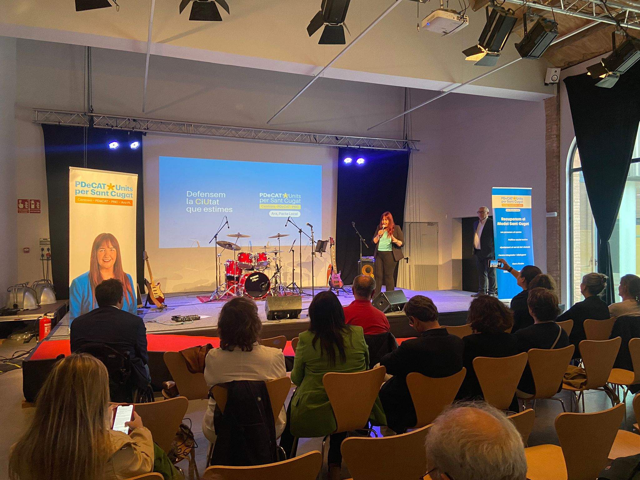 Acte final de campanya del PDeCAT-Units per Sant Cugat a La Unió. Foto: TOT