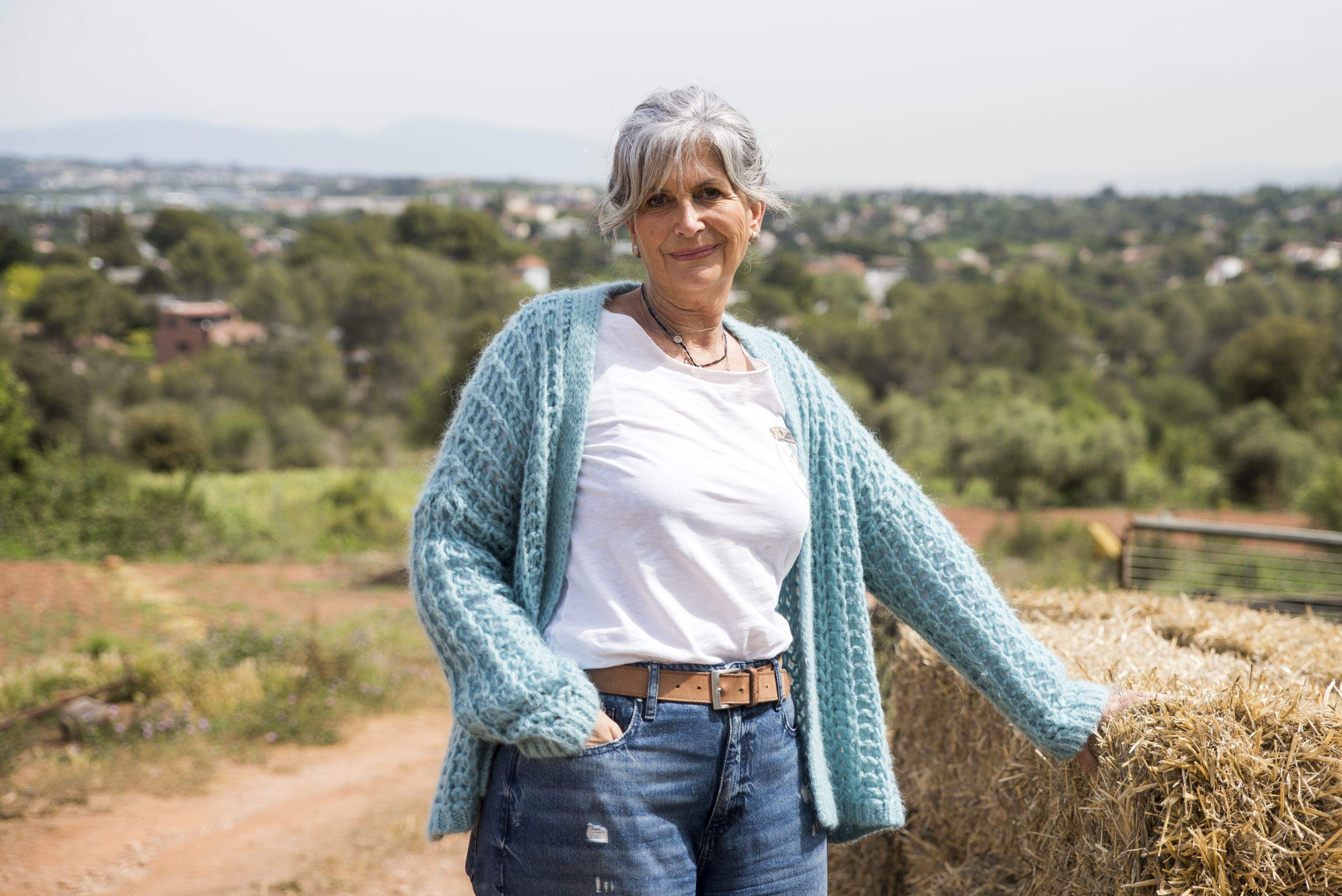 Presidenciable a l'EMD de Valldoreix, Susana Herrada (Som Valldoreix). Foto: Bernat Millet