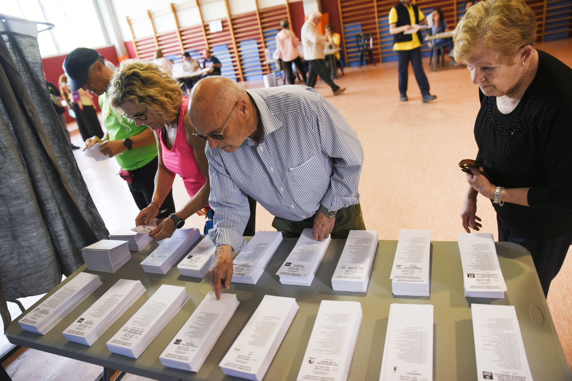 Eleccions municipals 2023 a Sant Cugat. FOTO: Bernat Millet