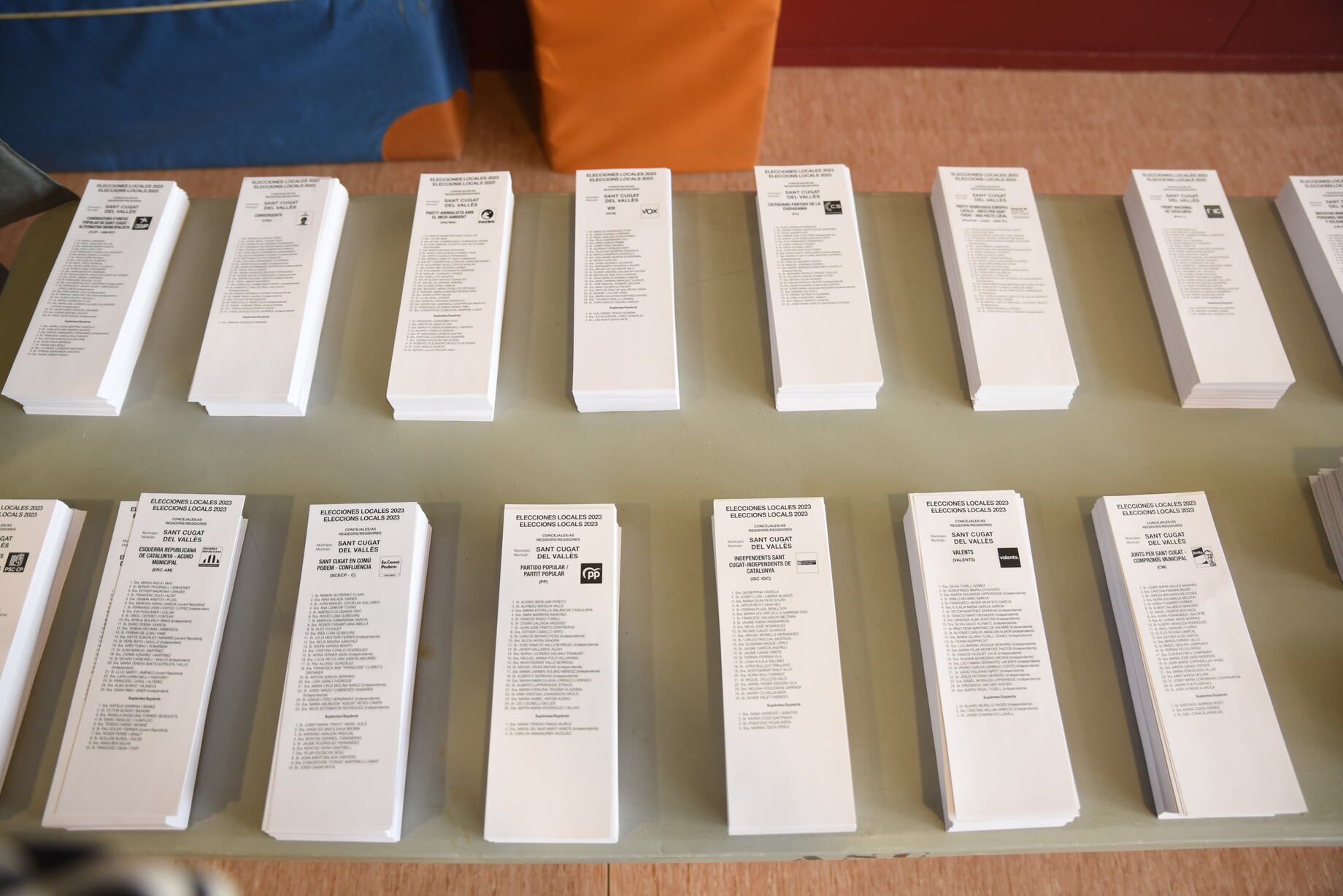 Eleccions municipals 2023 a Sant Cugat. FOTO: Bernat Millet