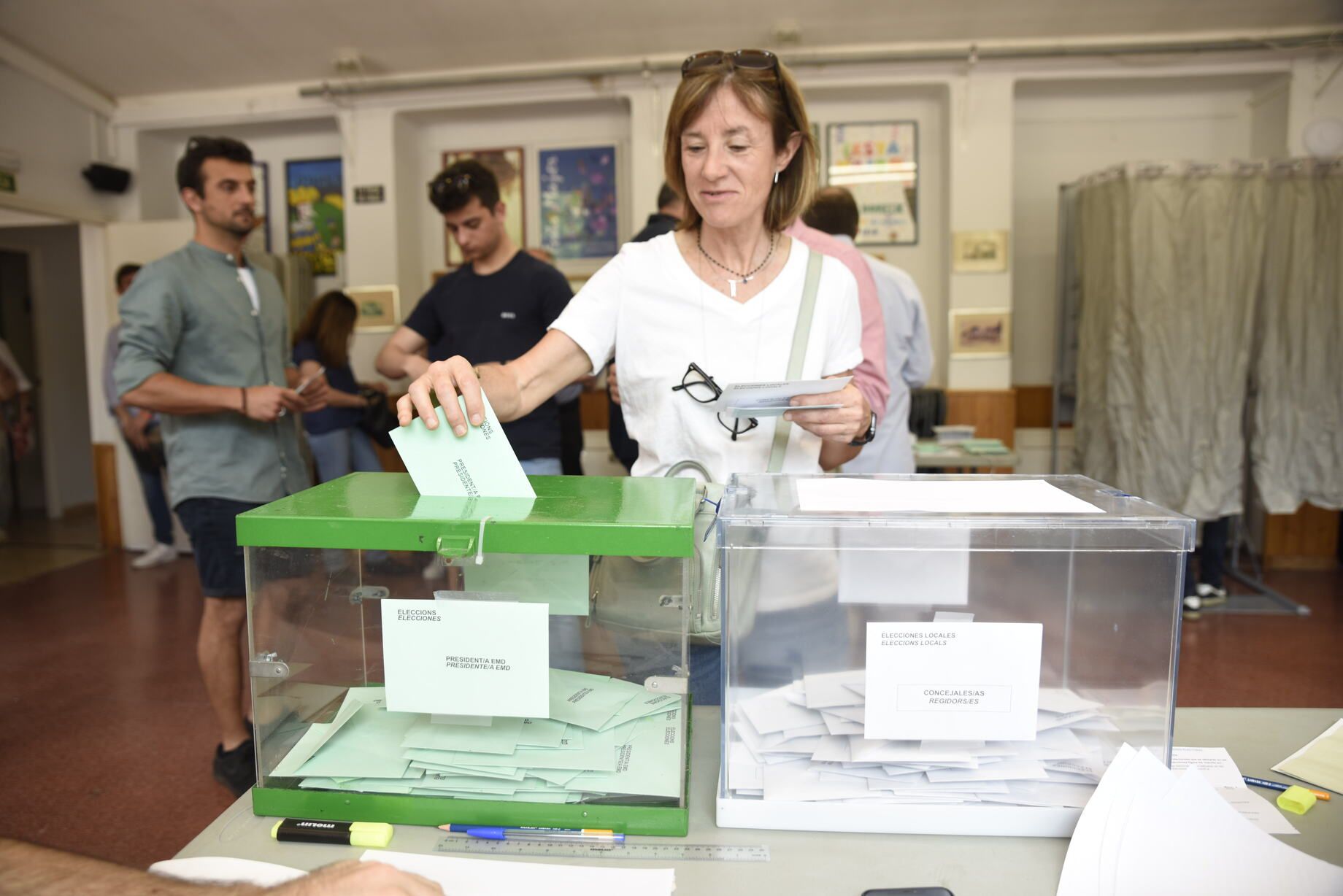 Eleccions municipals 2023 a Sant Cugat. FOTO: Bernat Millet