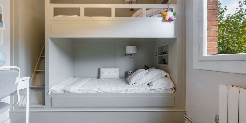 Dormitori infantil del pis de Sant Domènec de la immobiliària Vivendex. FOTO: Cedida 