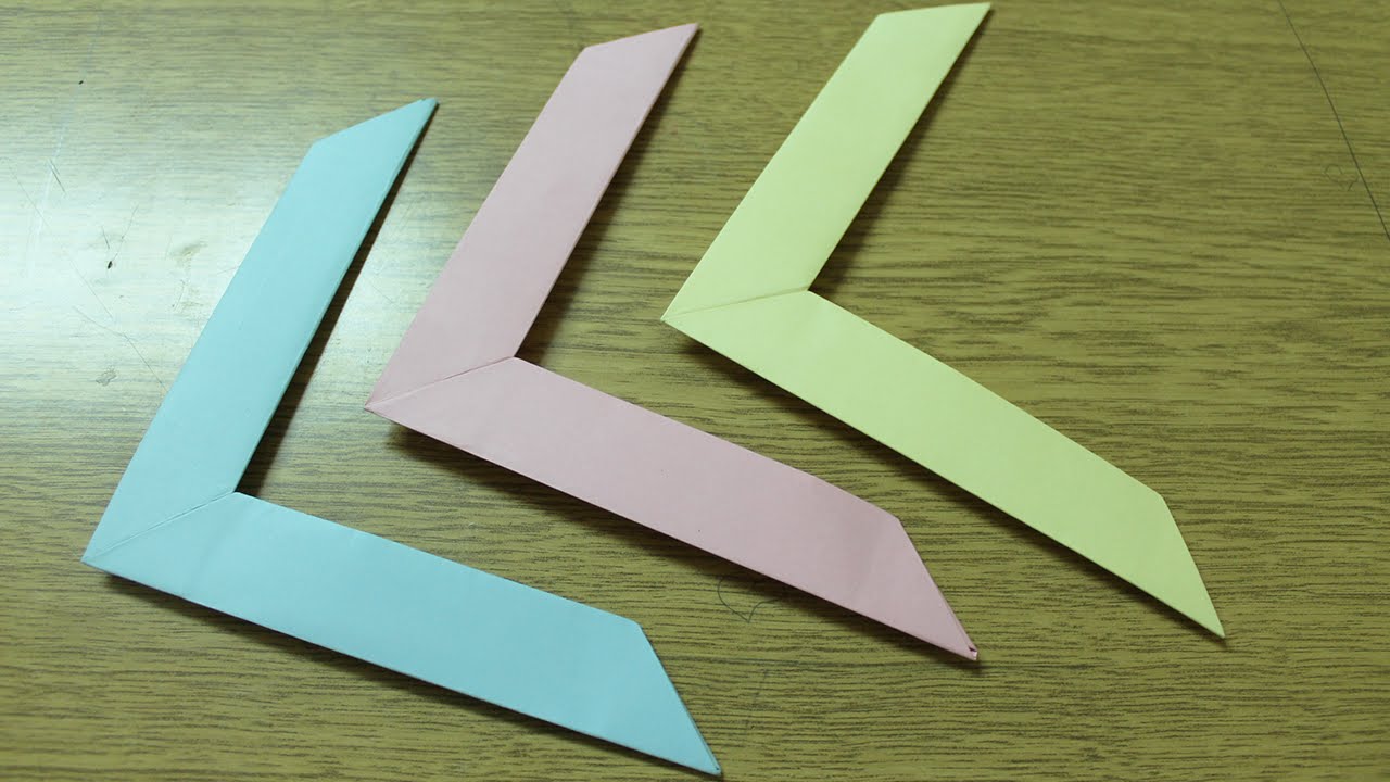 Boomerang de paper