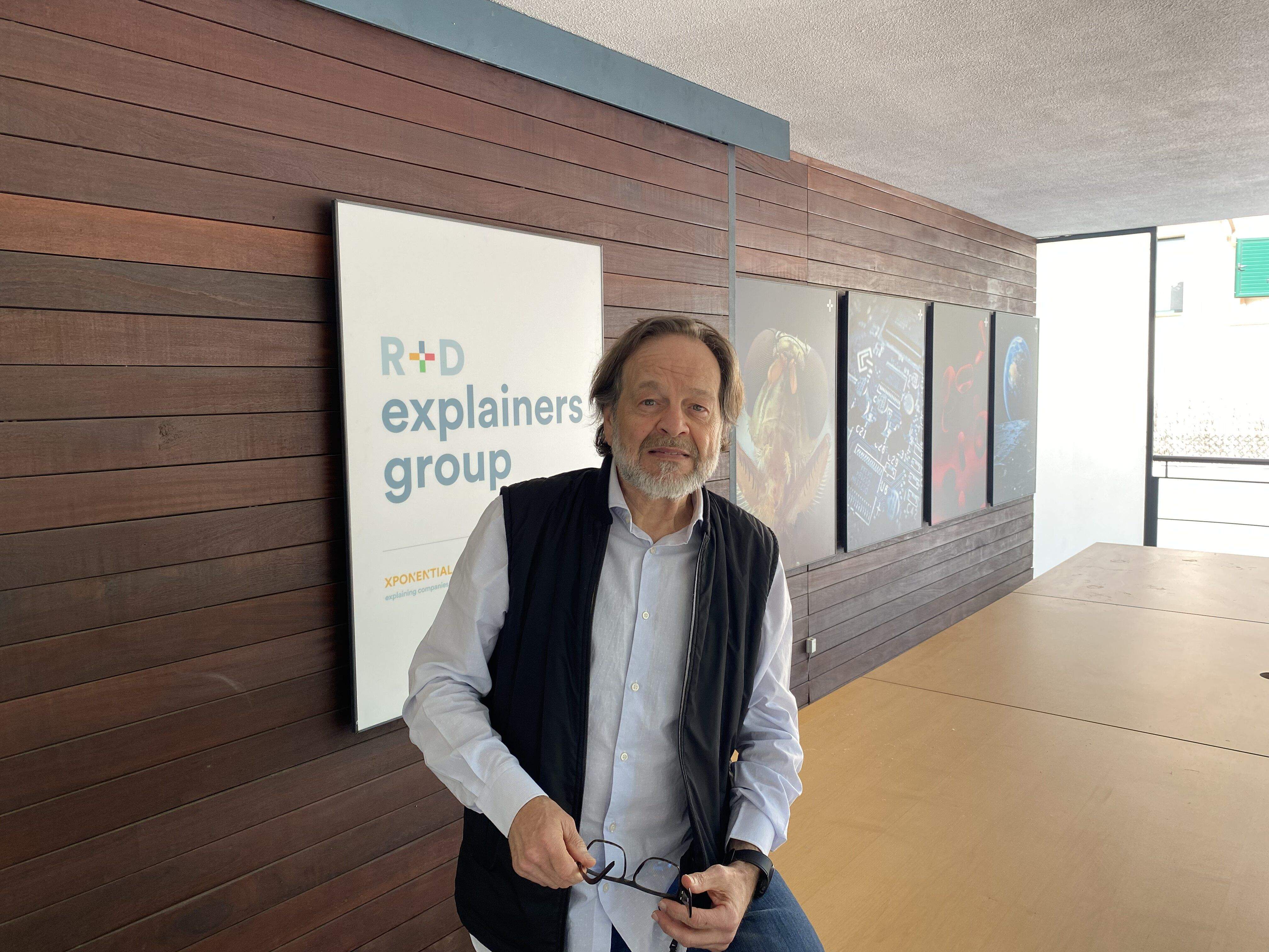 Pedro García Demestres a la seu de la seva empresa, Explainers Group. FOTO: Jan Romaní
