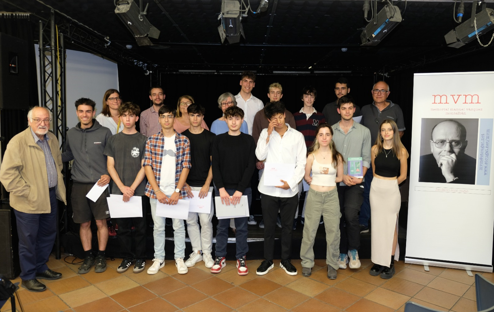 Entrega dels premis del Memorial Manuel Vázquez Montalban FOTO: Cedida