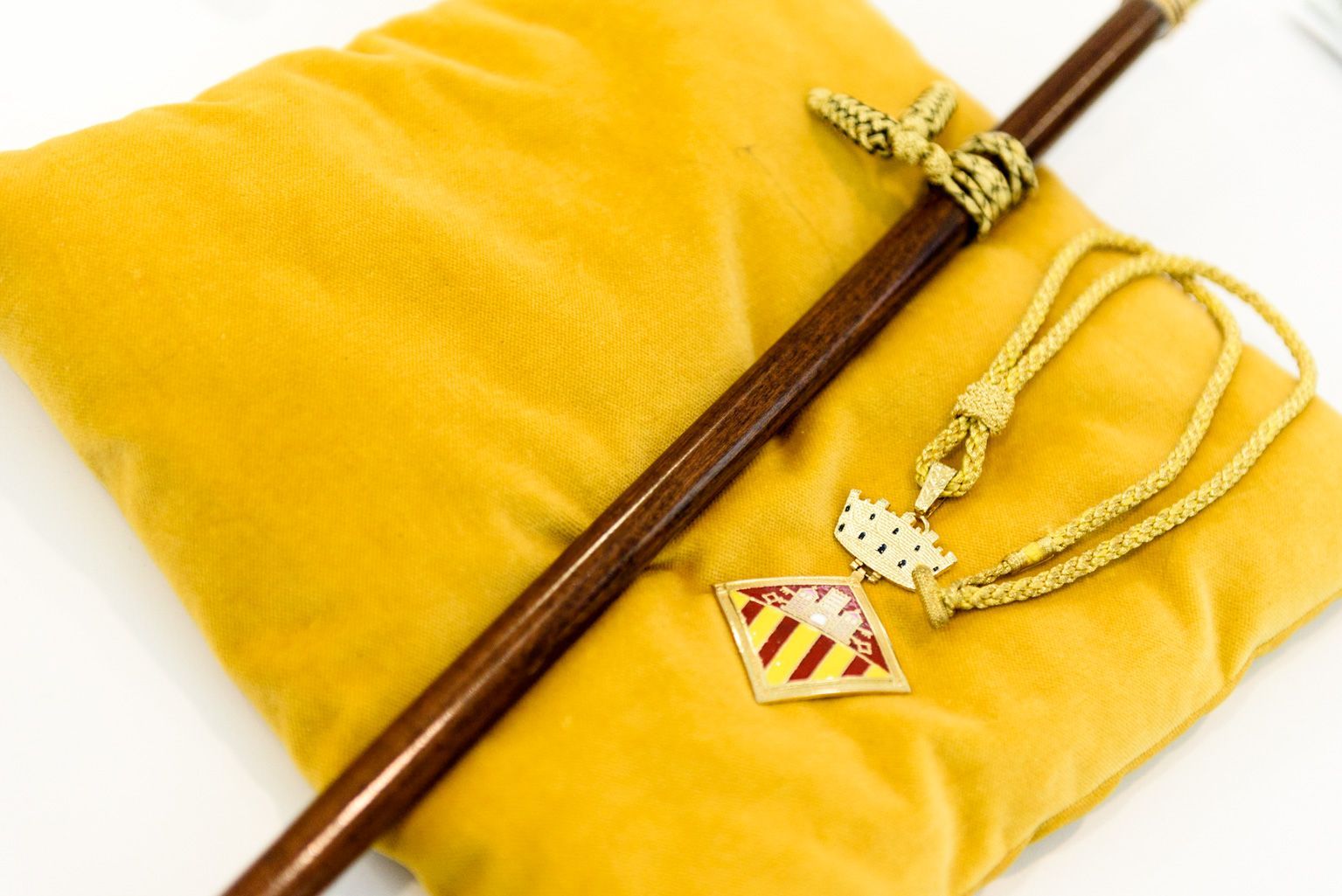 La vara d'alcalde de Sant Cugat FOTO: Miguel López Mallach