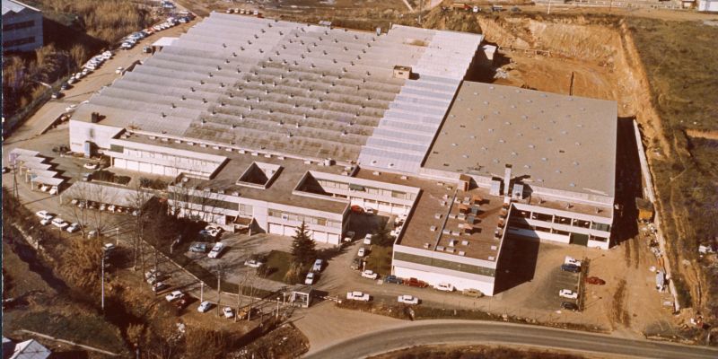 La fàbrica de Condiesel a Sant Cugat l'any 1973. FOTO: Arxiu Municipal
