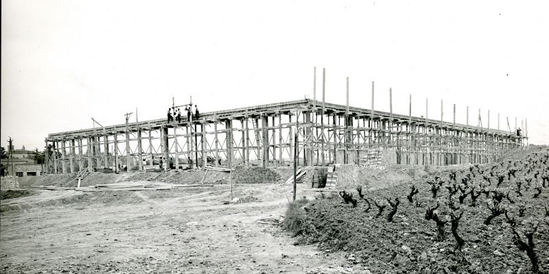 Estructura de la fàbrica Condiesel a principis dels anys 60. FOTO: Arxiu Municipal