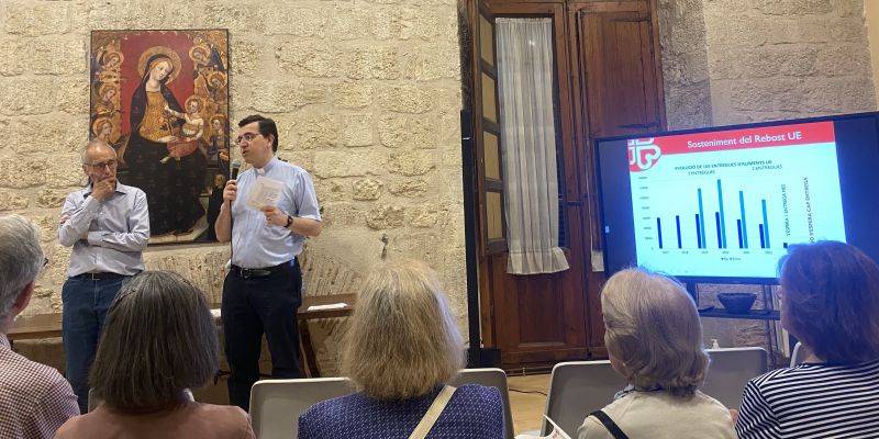 Presentació de la Memòria de Càritas de 2022. FOTO: Jan Romaní