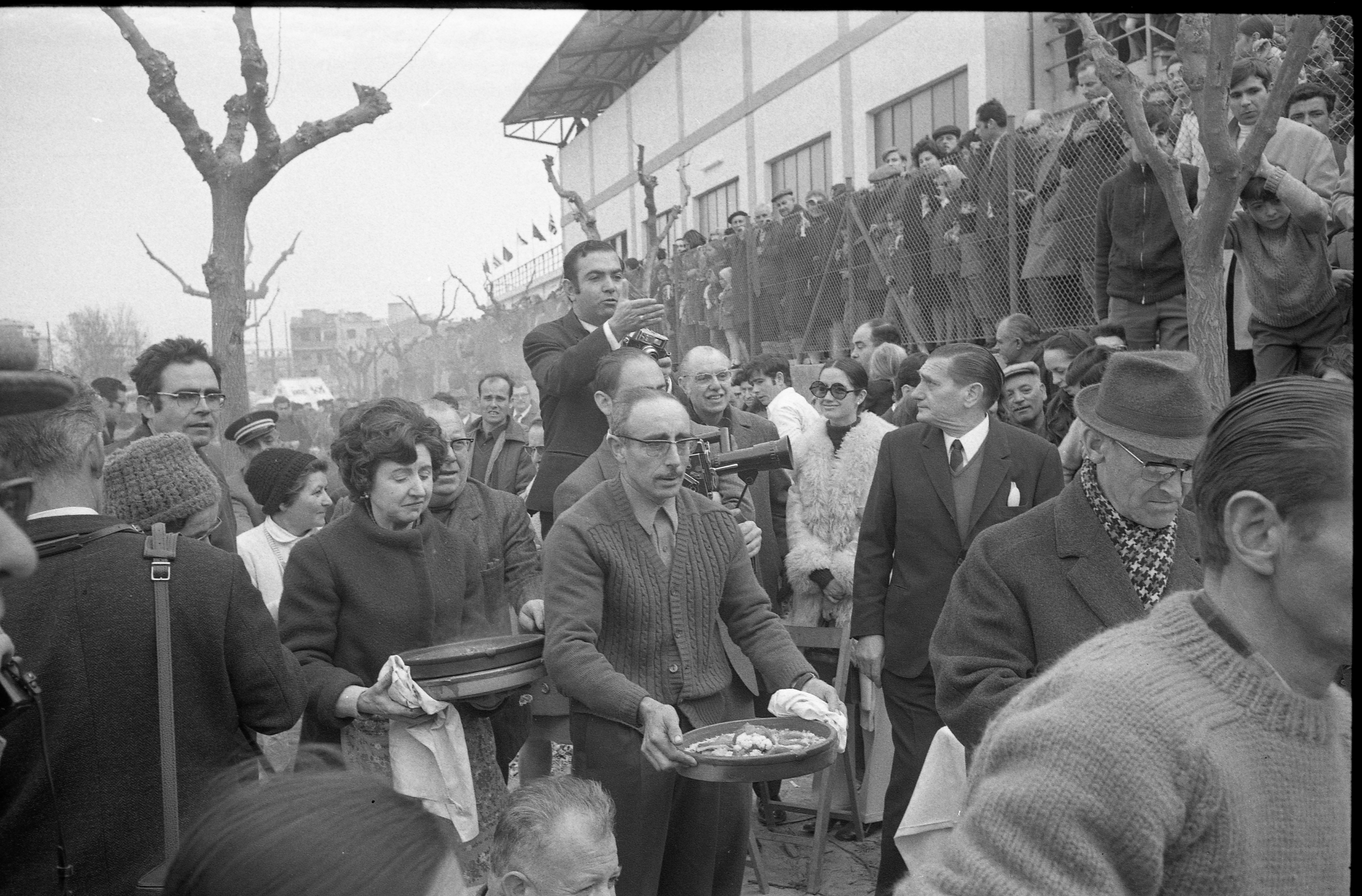 Concurs d'arrossos de Festa Major l'any 1970. Foto: Arxiu