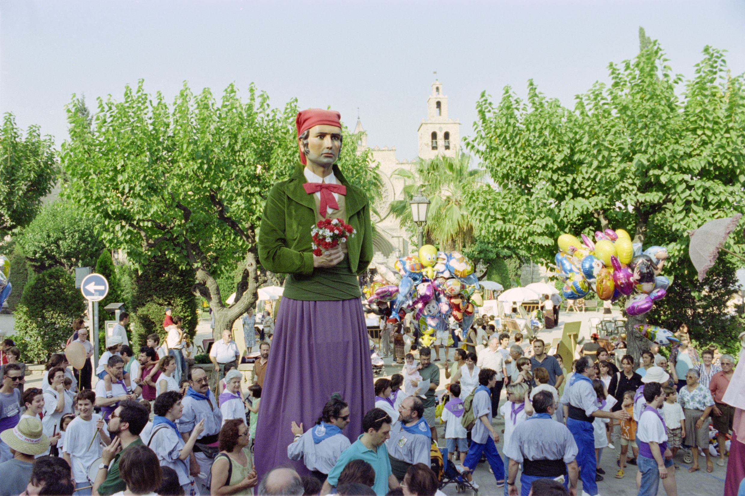 Gegants per Festa Major. Foto Arxiu  