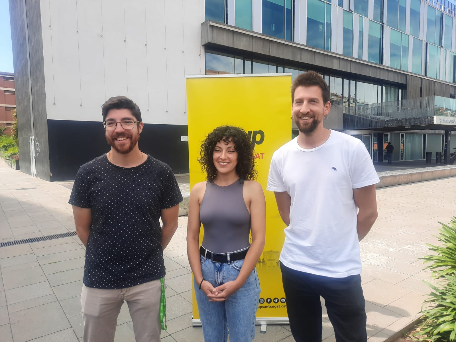 Oriol Sànchez, Ariadna Sierra i Marco Simarro FOTO: TOT Sant Cugat