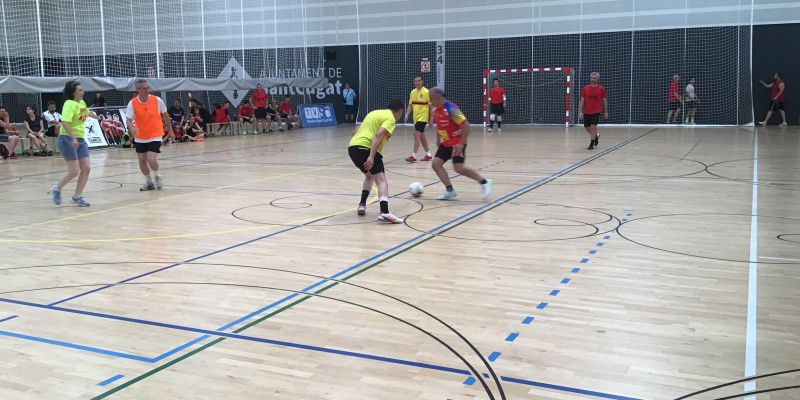 El torneig 4x4 de l'FS Sant Cugat del Dia del Soci va comptar amb 30 equips. FOTO: Cedida