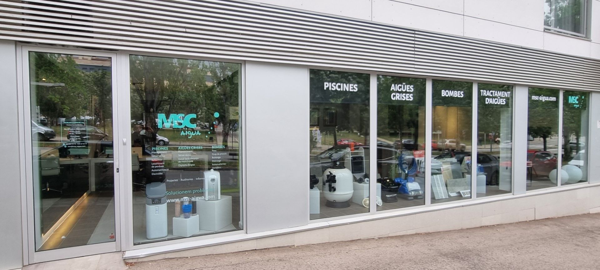 Showroom d'MSC Aigua a Francesc Macià de Sant Cugat. FOTO: Cedida
