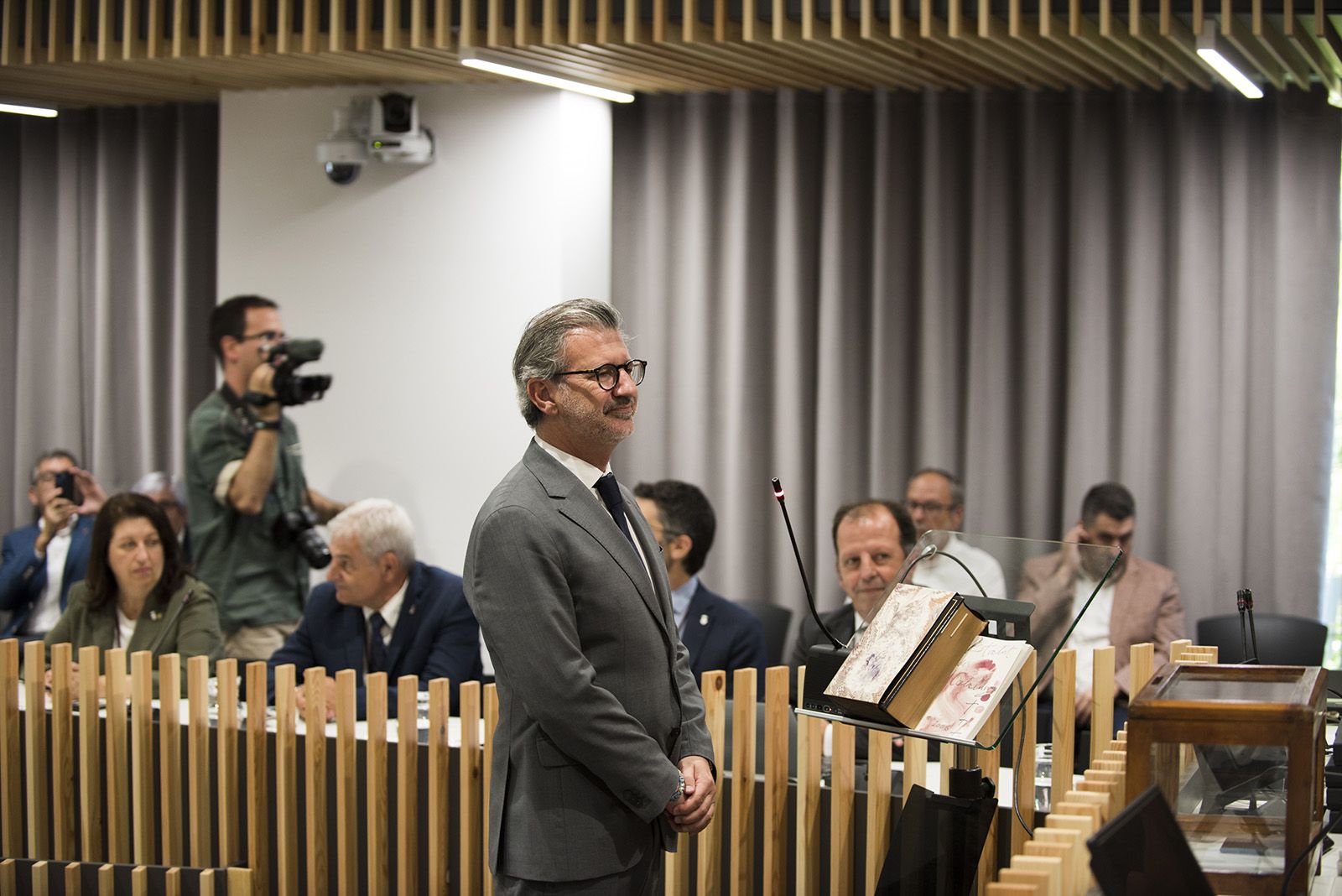 Josep Maria Vallès alcalde de Sant Cugat del Vallès. FOTO: Bernat Millet.