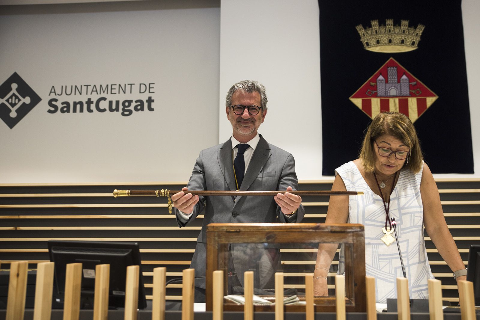 Josep Maria Vallès alcalde de Sant Cugat del Vallès. FOTO: Bernat Millet.