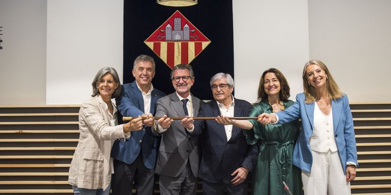 Foto d'alcaldes i alcaldesses de Sant Cugat del Vallès. FOTO: Bernat Millet.
